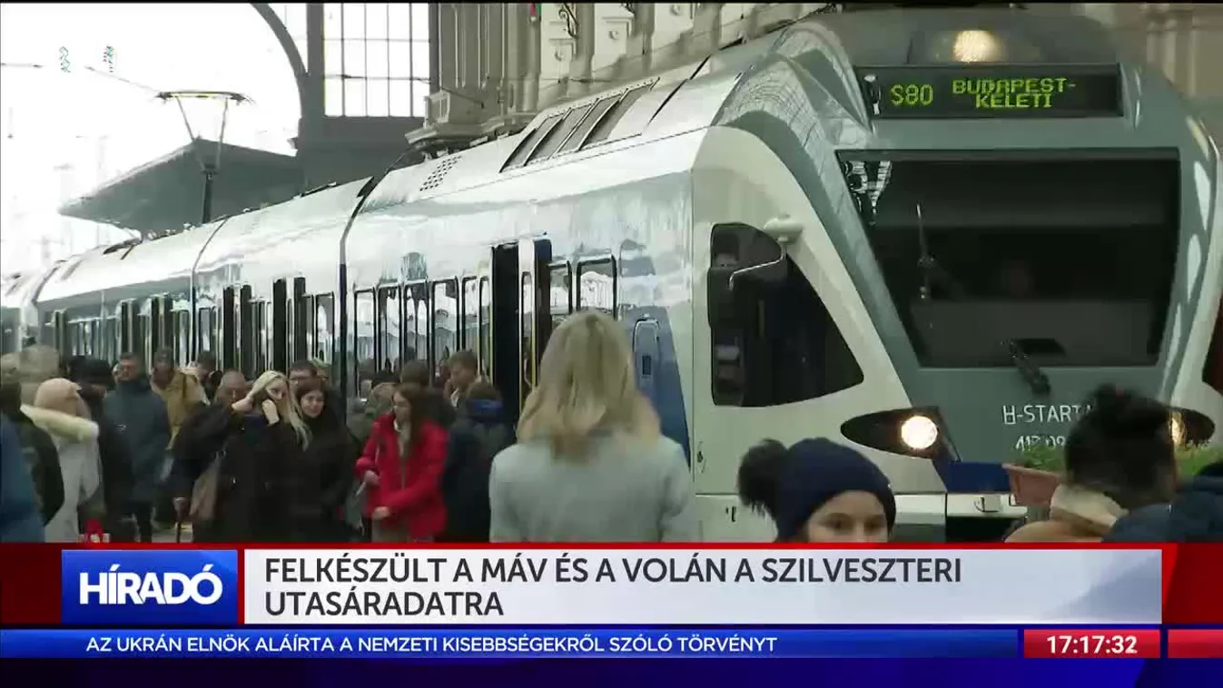 Felkészült a MÁV és a Volán a szilveszteri utasáradatra
