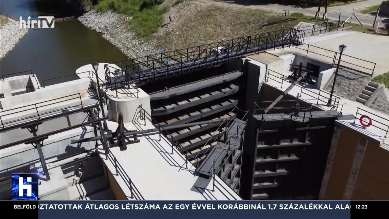 Átadták a felújított Deák Ferenc zsilipet Baján