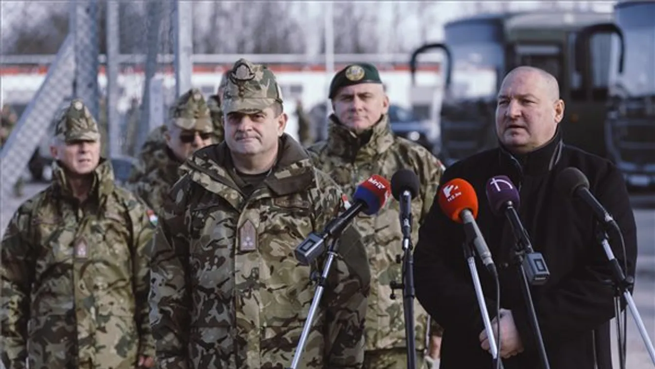Németh Szilárd: Megkétszerezik a határvédelemben részt vevő katonák számát