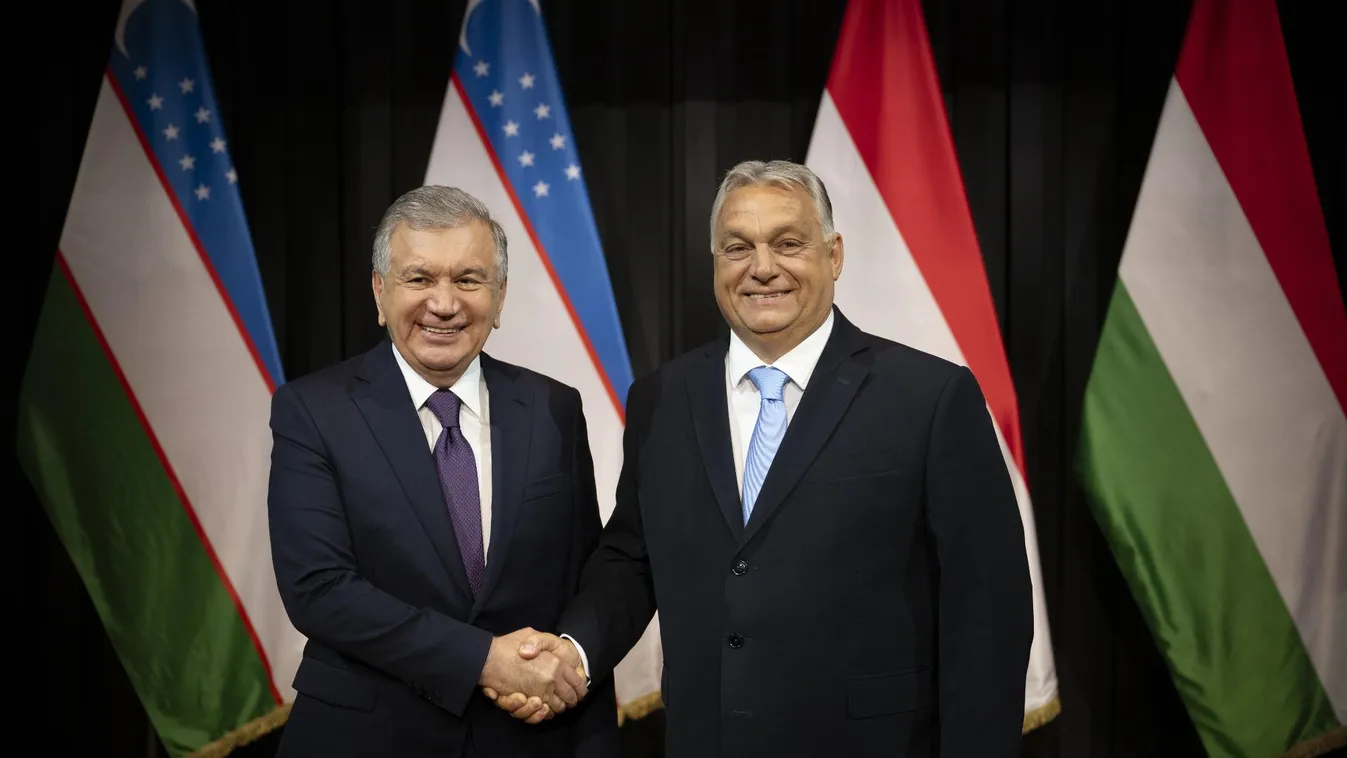 Orbán Viktor Üzbegisztán elnökével tárgyalt