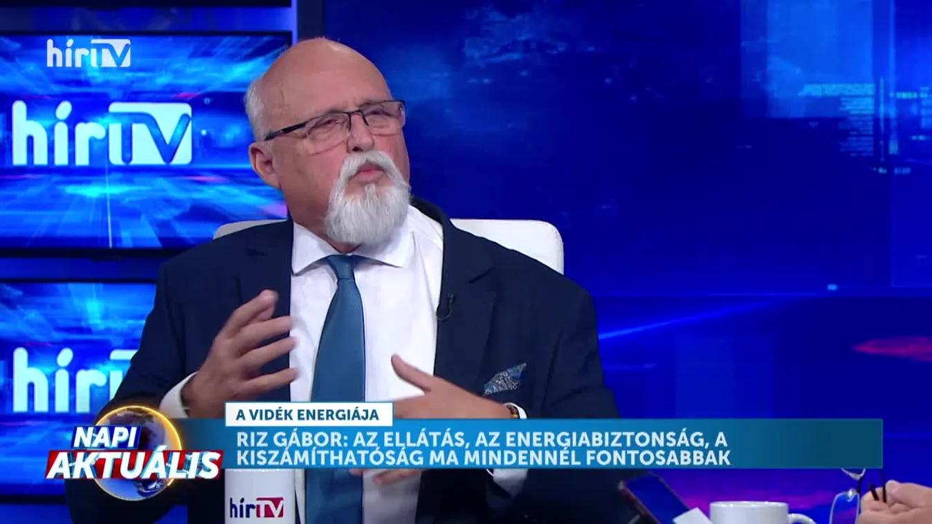 Napi aktuális -  Riz Gábor: Energetikai függőség és megújuló energia + videó