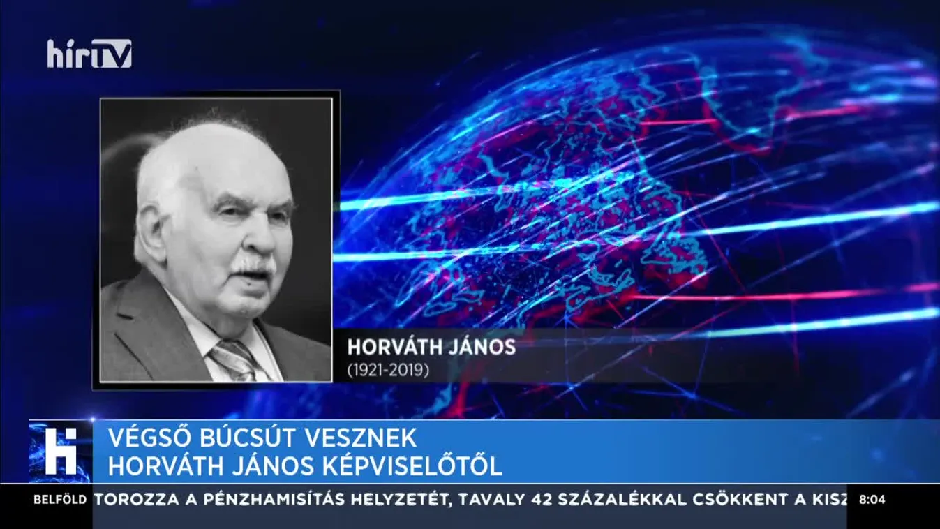 Végső búcsút vesznek Horváth János képviselőtől