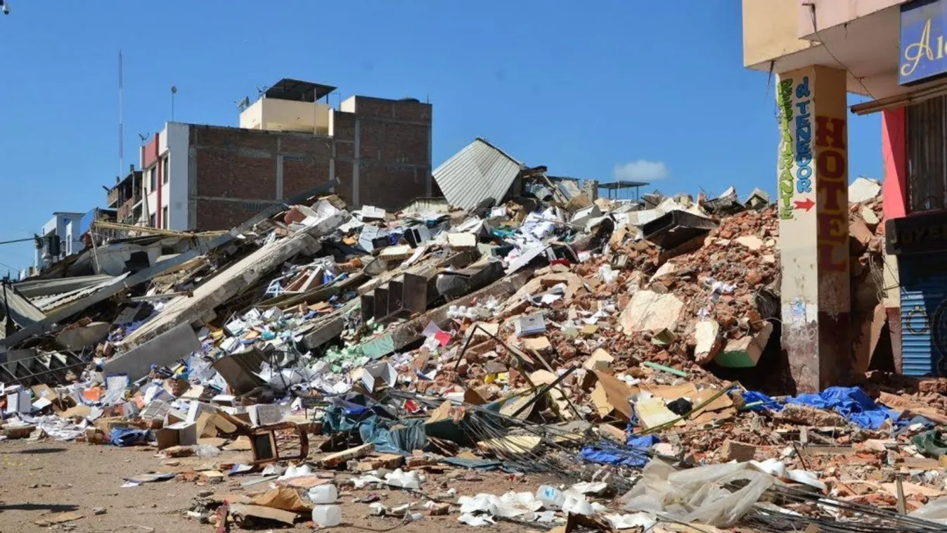 Egyre több halottja van az ecuadori földrengésnek