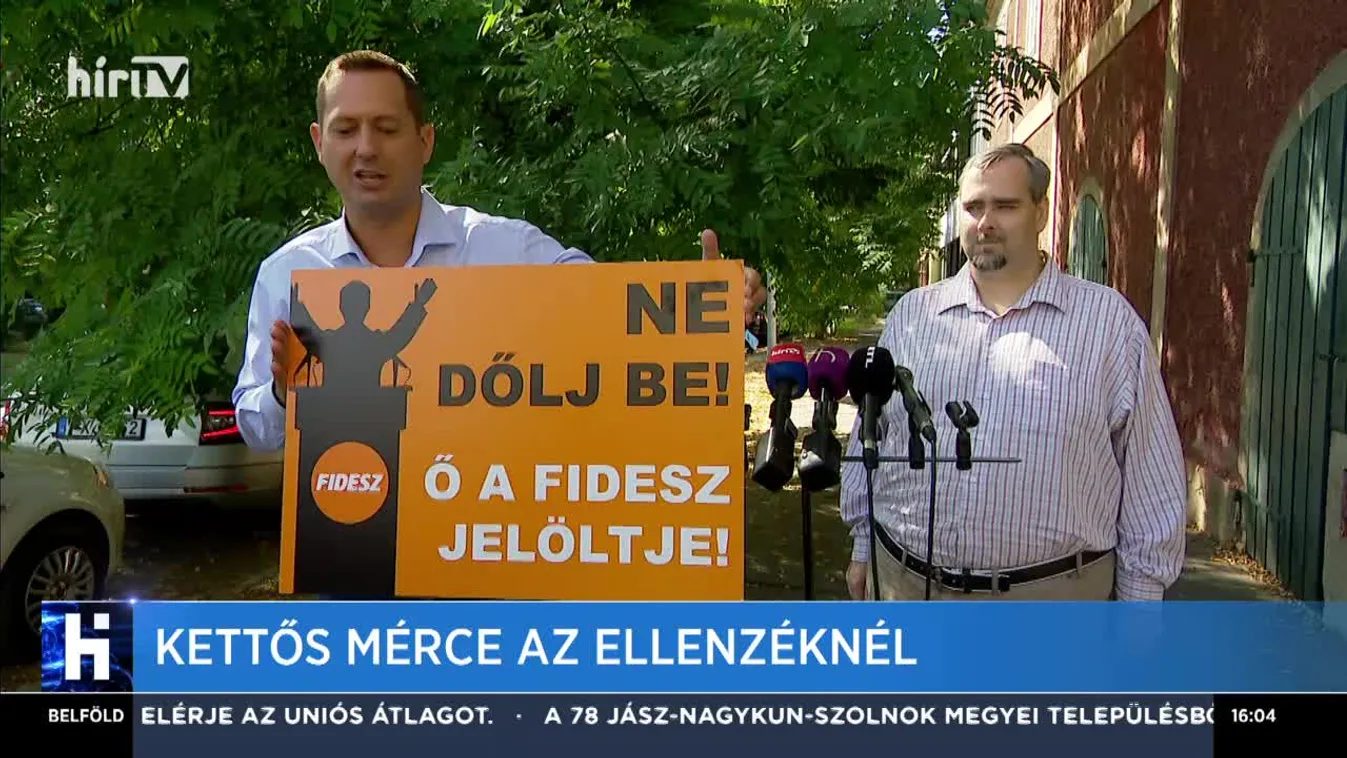 Kettős mérce az ellenzéknél