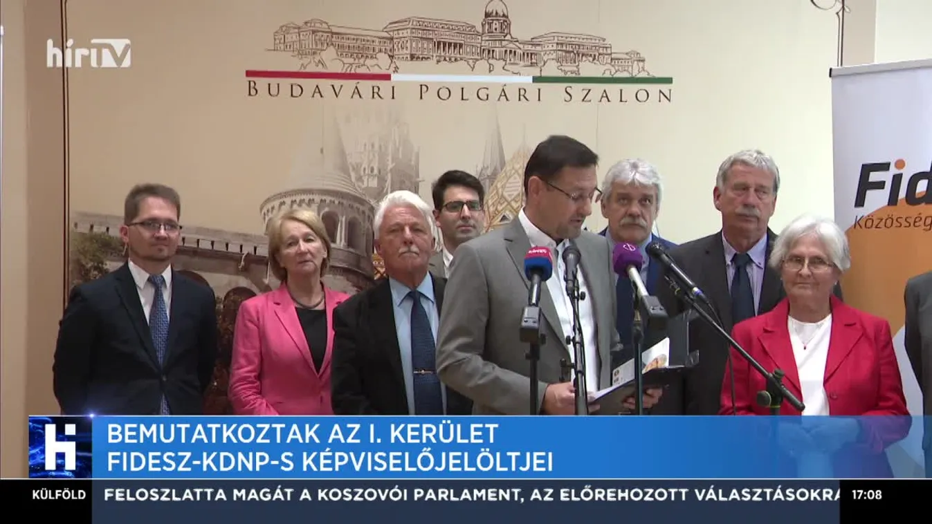 Bemutatkoztak az I. kerület Fidesz-KDNP-s képviselőjelöltjei