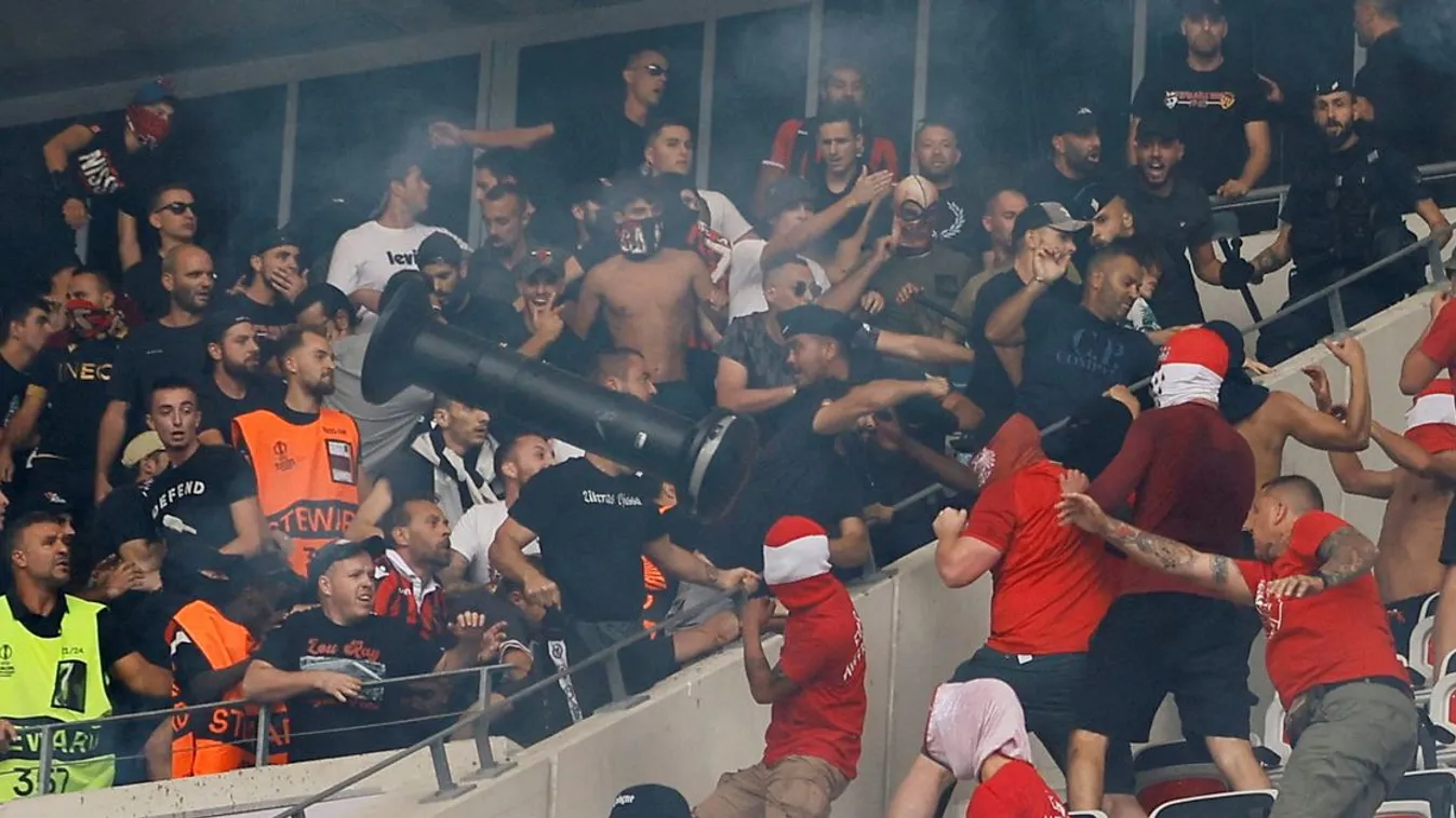 Az UEFA és a francia rendőrség is vizsgálatot indított a nizzai meccs kapcsán