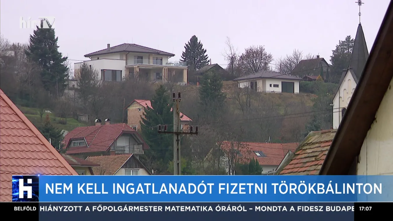 Nem kell ingatlanadót fizetni Törökbálinton