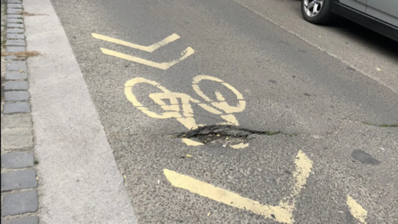 Hiába költöttek milliárdokat Karácsonyék a biciklisávokra, azok szörnyű állapotban vannak