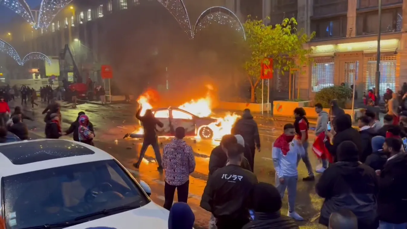 Négy nap alatt másodszor bontakoztak ki utcai harcok Brüsszelben