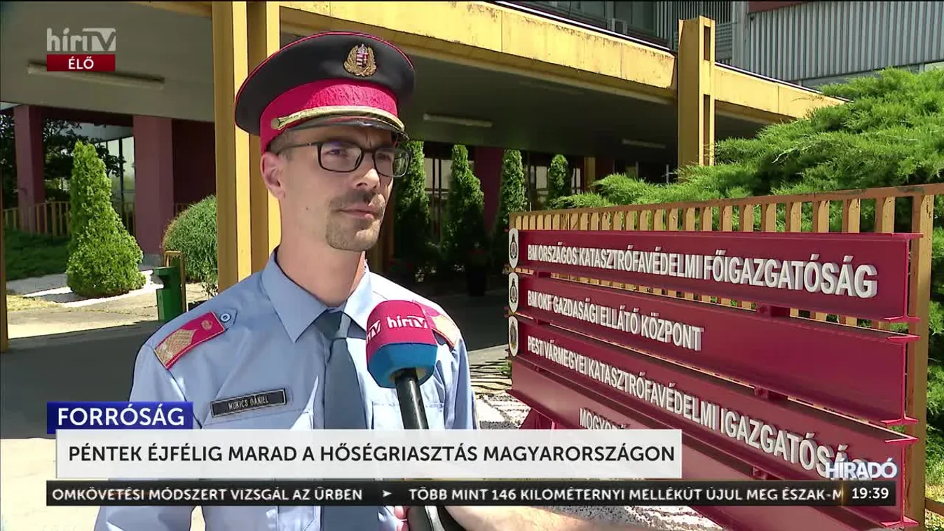 Péntek éjfélig marad érvényben a hőségriasztás az ország teljes területén + videó