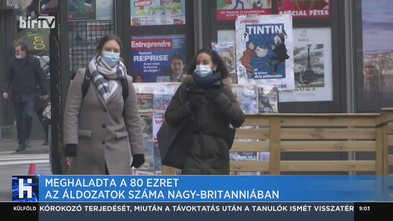 Meghaladta a 80 ezret az áldozatok száma Nagy-Britanniában