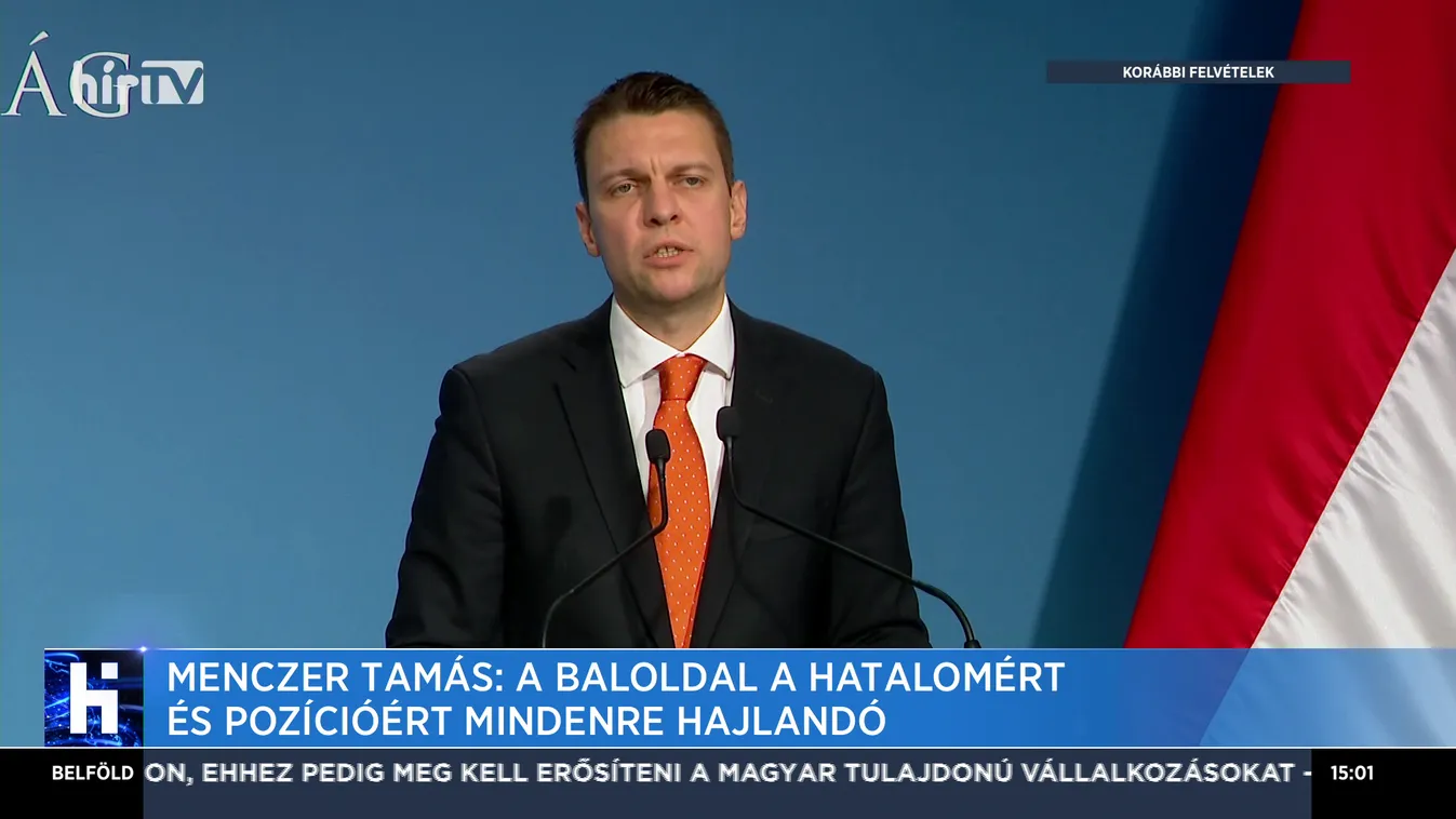 Menczer Tamás: A baloldal a hatalomért és a pozícióért mindenre hajlandó