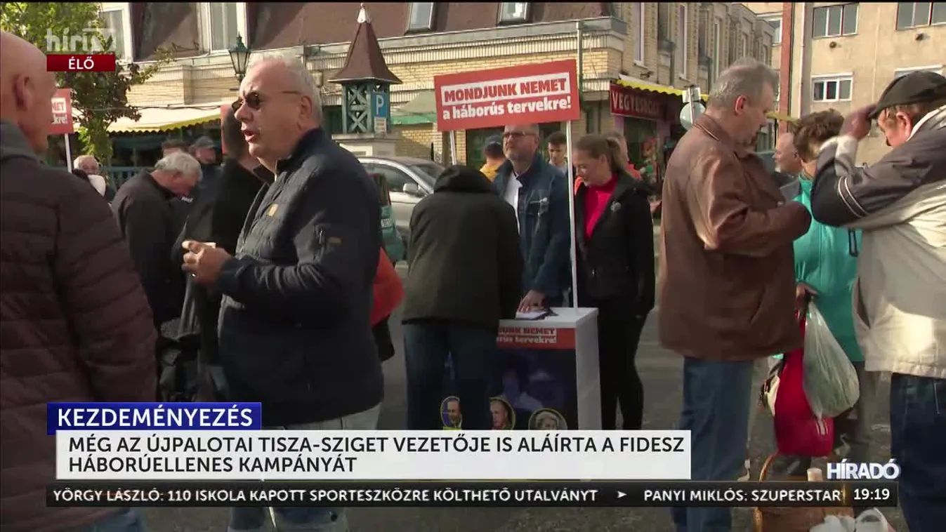 A nap iróniája: A Tisza-sziget vezetője is nemet mondott a brüsszeli háborús tervekre