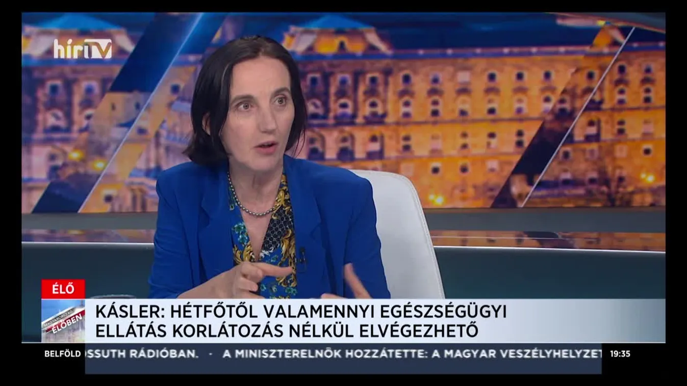 Horváth Ildikó: Továbbra is telefonon kell időpontot kérni a szakrendelésekre