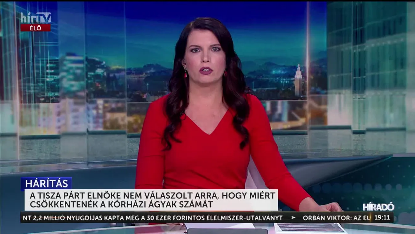 A Tisza Párt elnöke nem válaszolt arra, hogy miért csökkentenék a kórházi ágyak számát