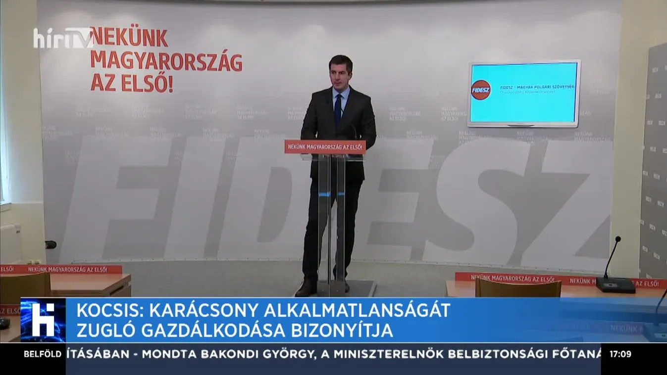 Kocsis: Karácsony alkalmatlanságát Zugló költségvetése bizonyítja