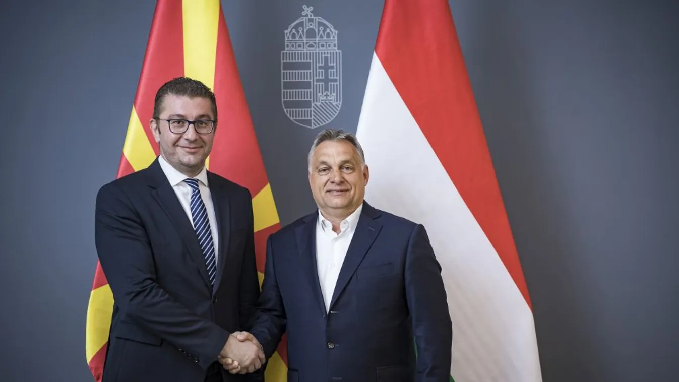 Orbán Viktor a Fidesz Észak-macedón testvérpártjának vezetőivel tárgyalt