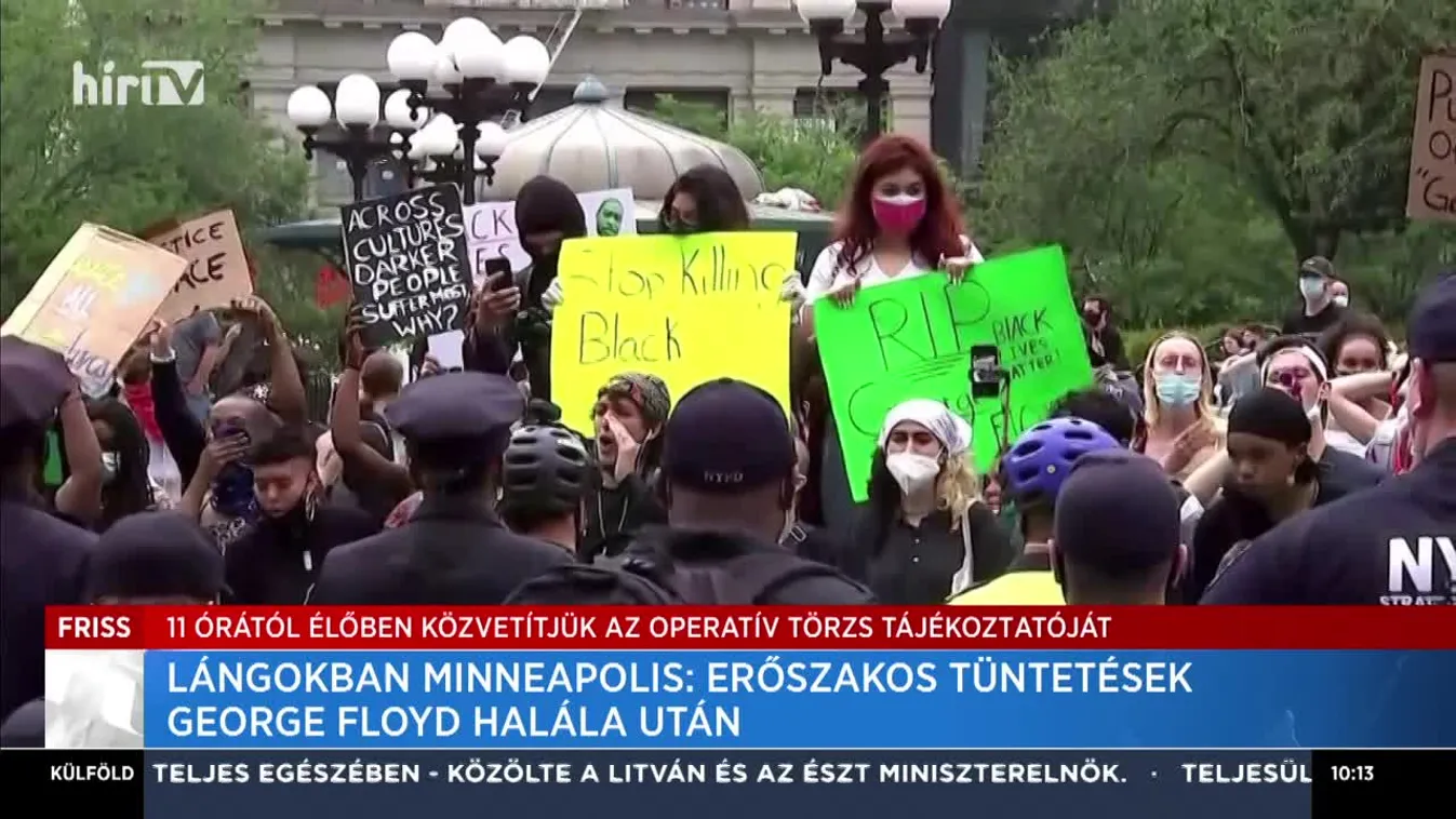 Lángokban Minneapolis: Erőszakos tüntetések George Floyd halála után