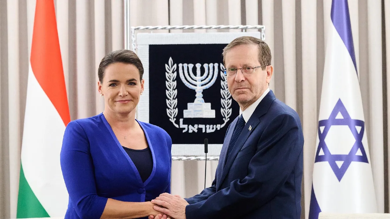 Novák Katalin Izraelbe látogatott + videó