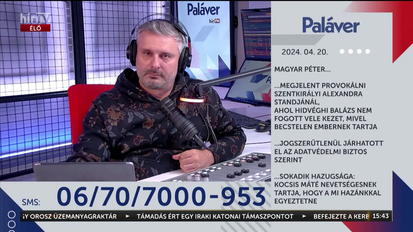Paláver - Magyar Péter megjelent provokálni Szentkirályi Alexandra standjánál + videó