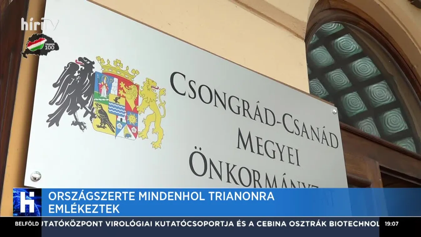 Országszerte mindenhol Trianonra emlékeztek