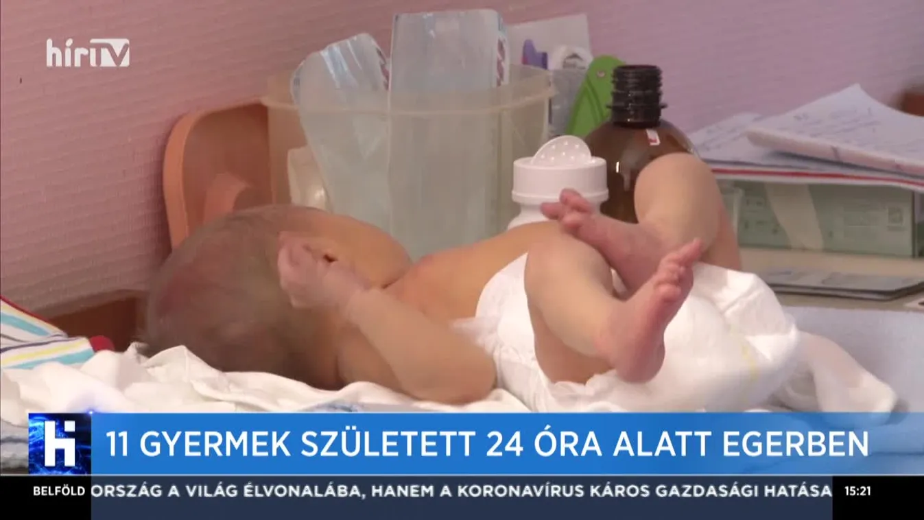 11 gyermek született 24 óra alatt Egerben