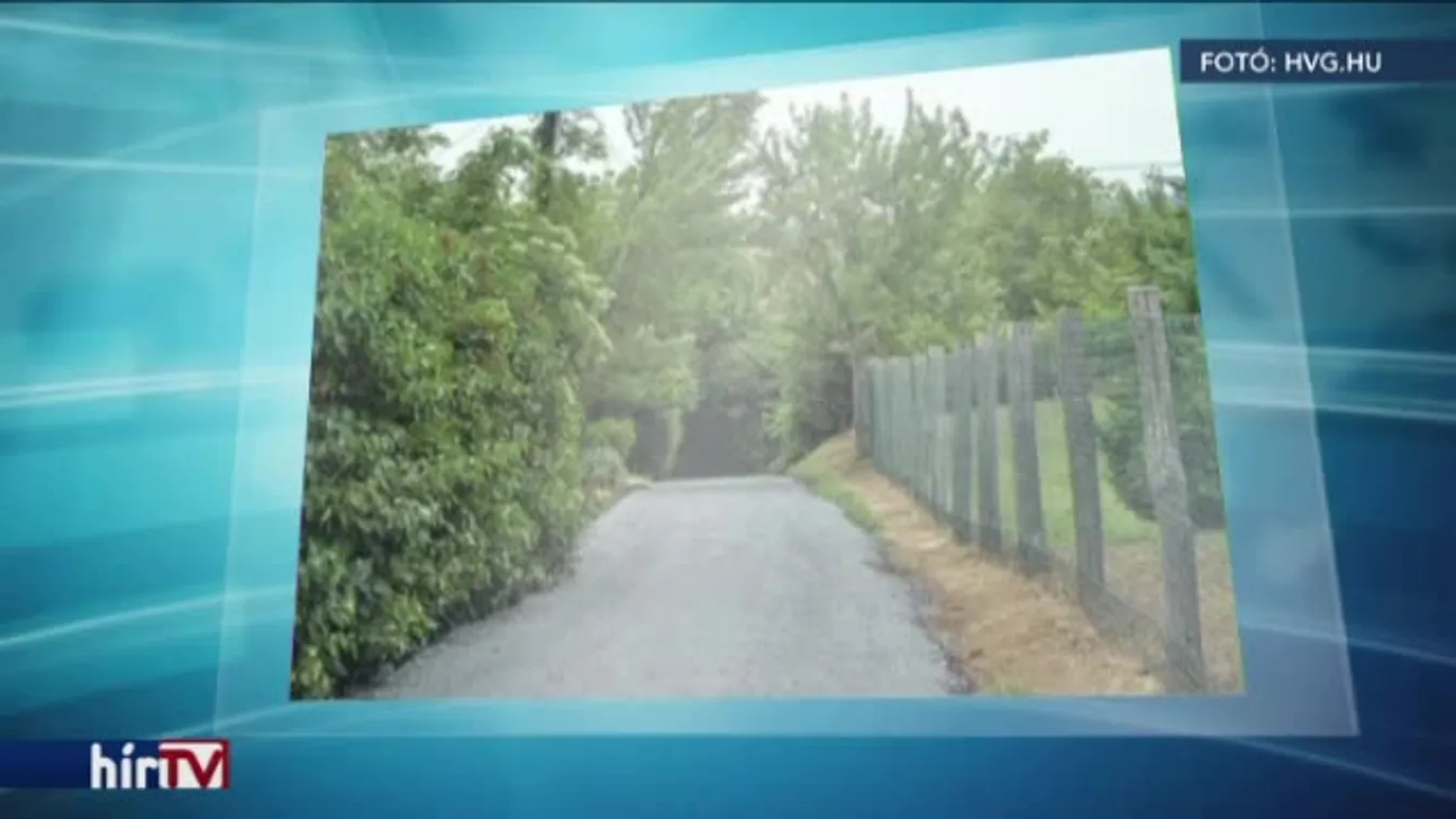 Rendbe rakták a Szijjártó telkéhez vezető utat is