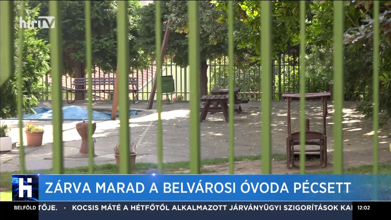 Zárva marad a belvárosi óvoda Pécsett
