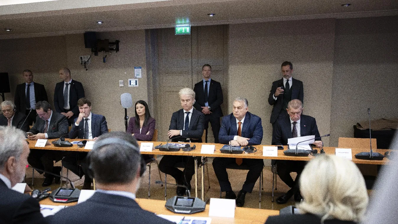 Orbán Viktor Párizsban a Patrióták pártcsalád közgyűlésén