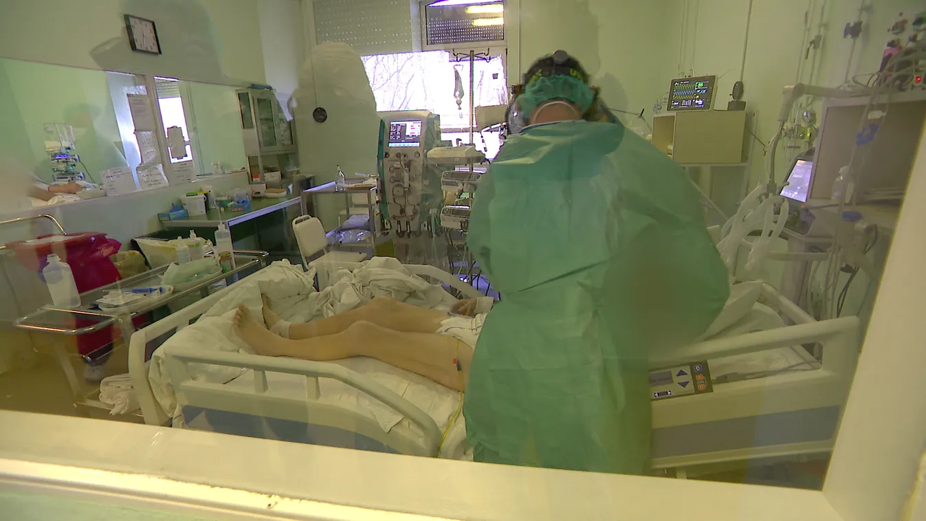 Fokozatosan csökkent a kórházban ápolt koronavírusos betegek száma