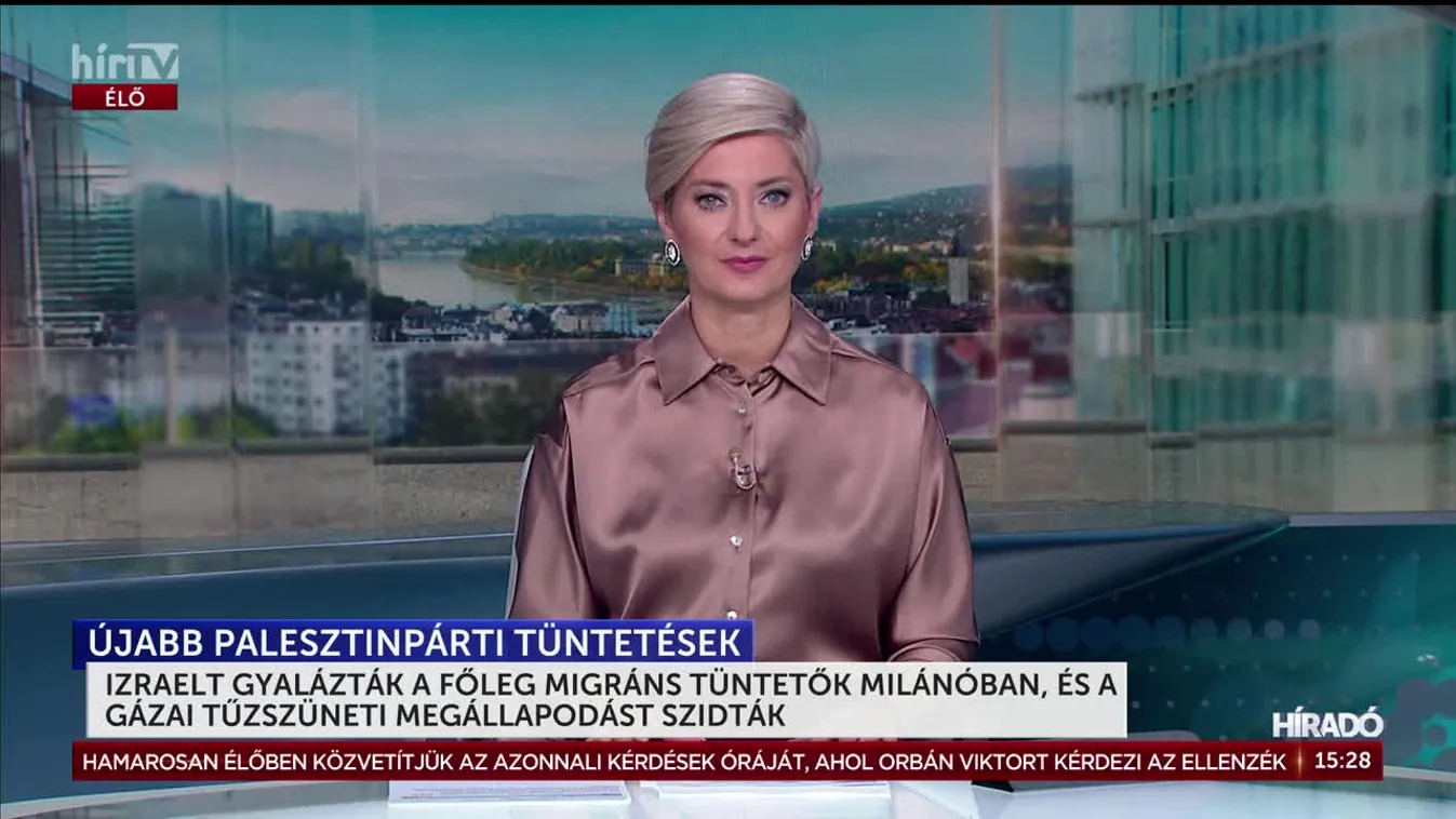 IZRAELT GYALÁZTÁK A FŐLEG MIGRÁNS TÜNTETŐK MILÁNÓBAN, ÉS A GÁZAI TŰZSZÜNETI MEGÁLLAPODÁST SZIDTÁK