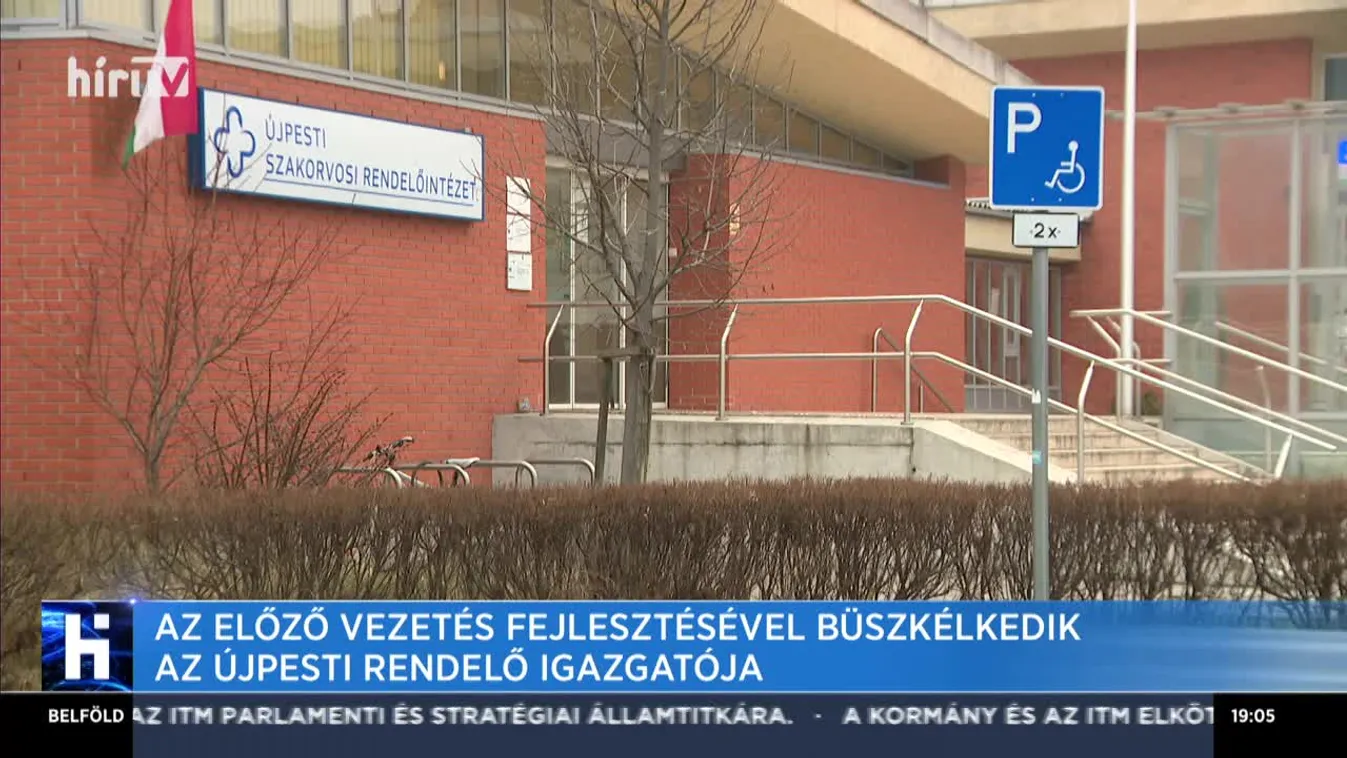 Az előző vezetés fejlesztésével büszkélkedik az újpesti rendelő igazgatója