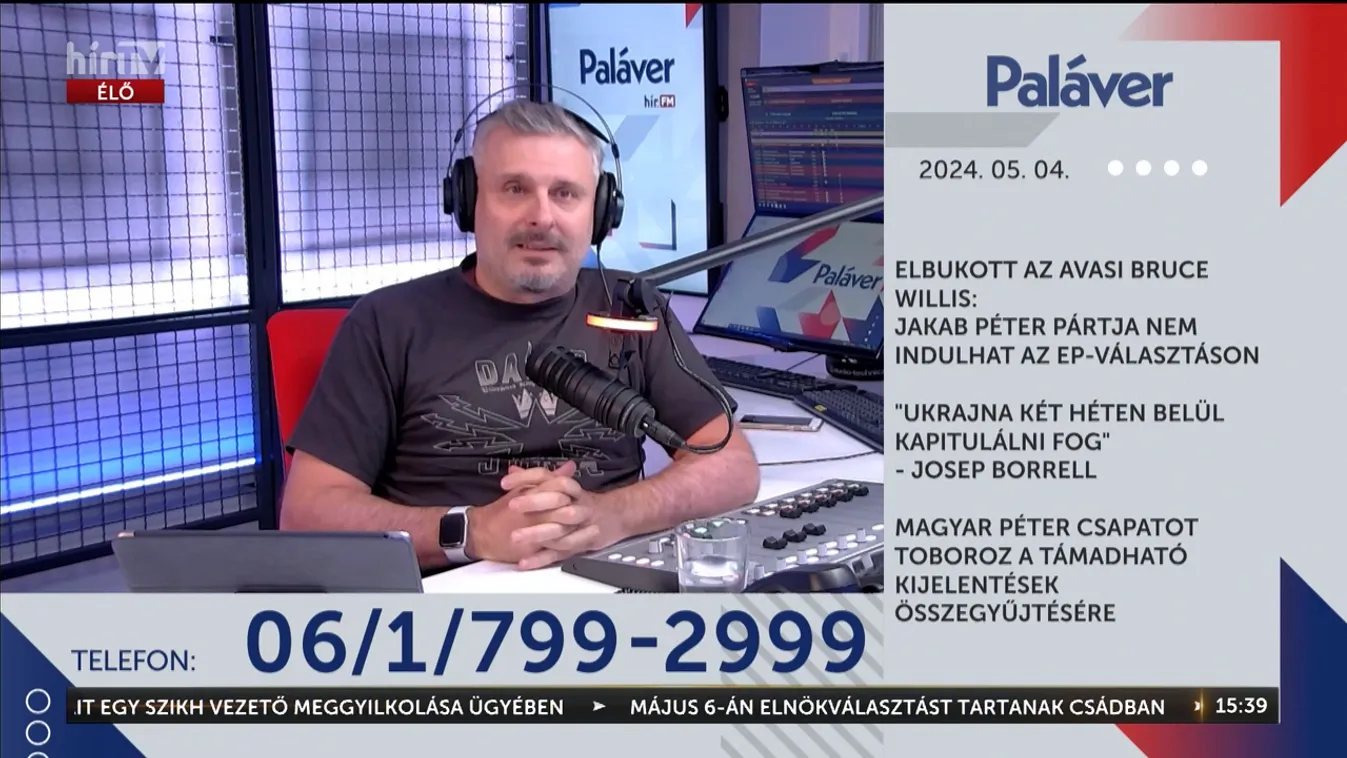 Paláver – Jakab Péter pártja nem indulhat az EP-választáson + videó