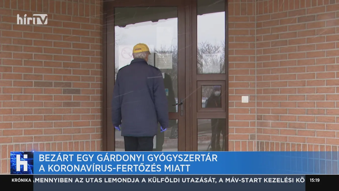 Bezárt egy gárdonyi gyógyszertár a koronavírus-fertőzés miatt