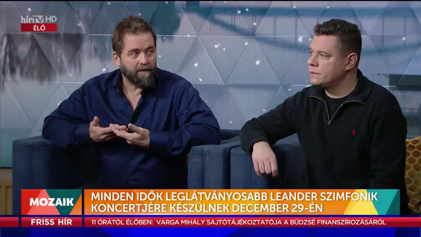 Mozaik - Minden idők leglátványosabb Leander Szimfonik koncertjére készülnek december 29-én