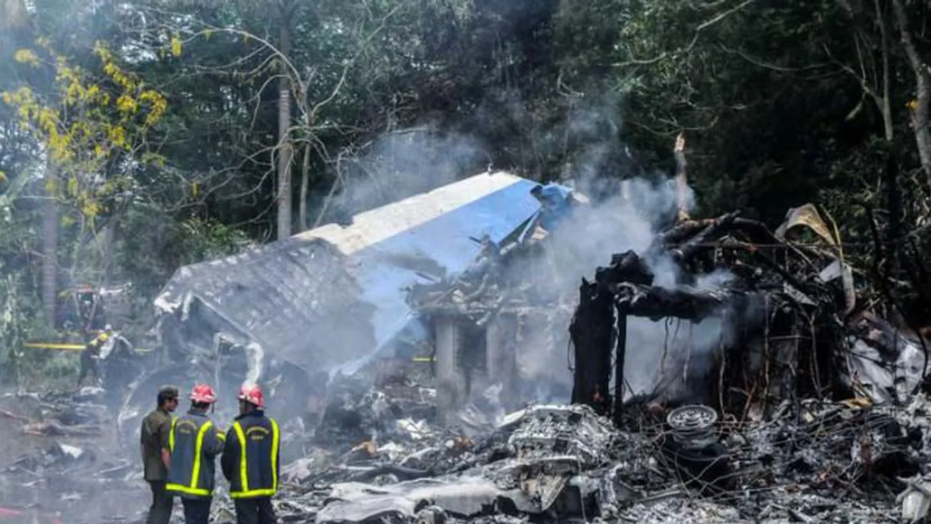 Megtalálták a lezuhant kubai repülőgép egyik feketedobozát