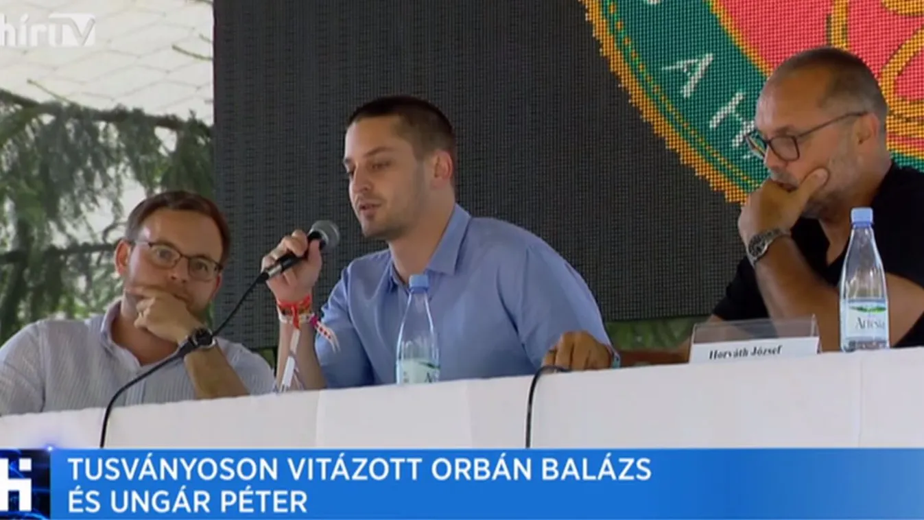 Tusványoson vitázott Orbán Balázs és Ungár Péter