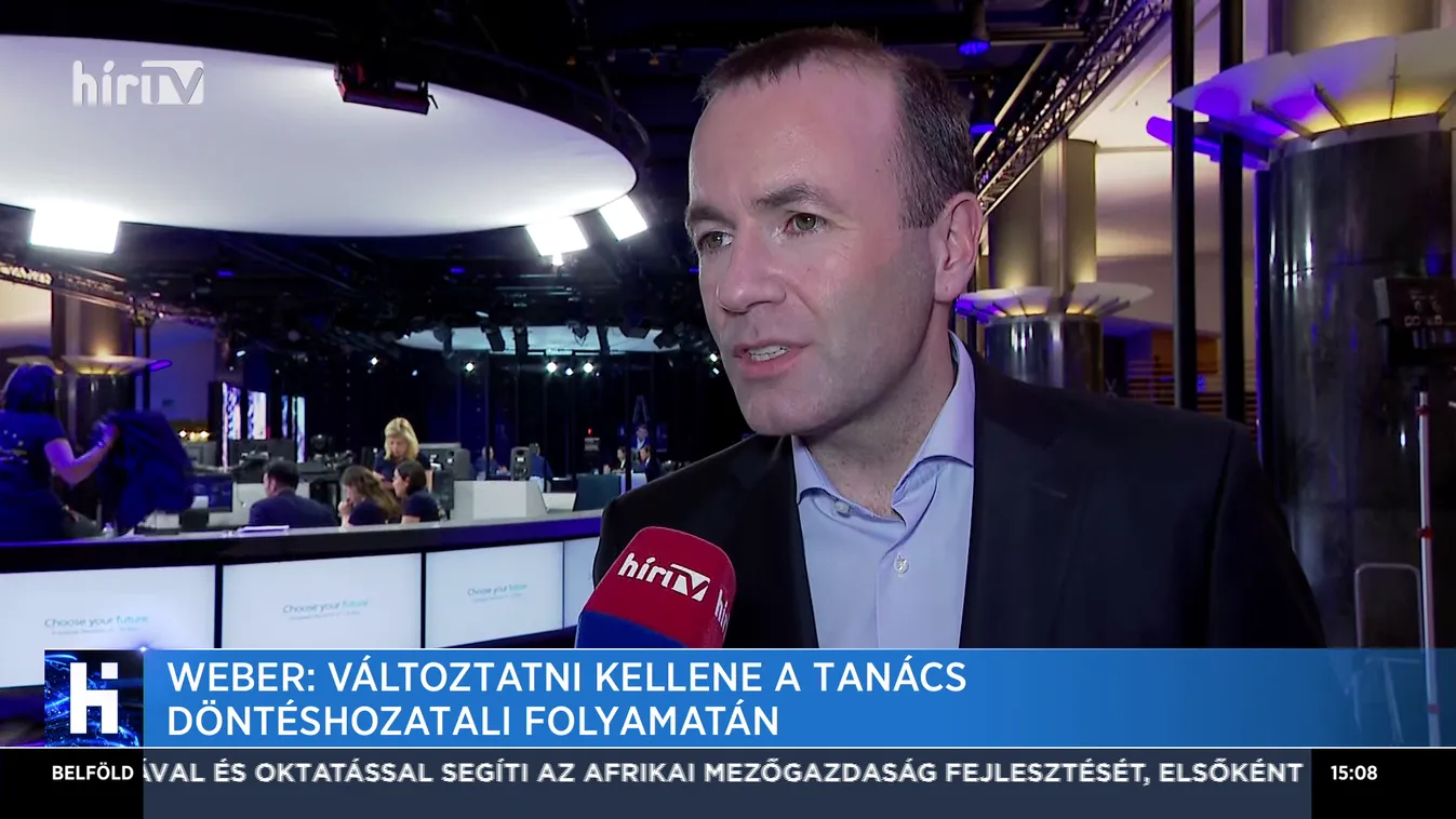 Weber megváltoztatná az Európai Tanács döntéshozatali folyamatát