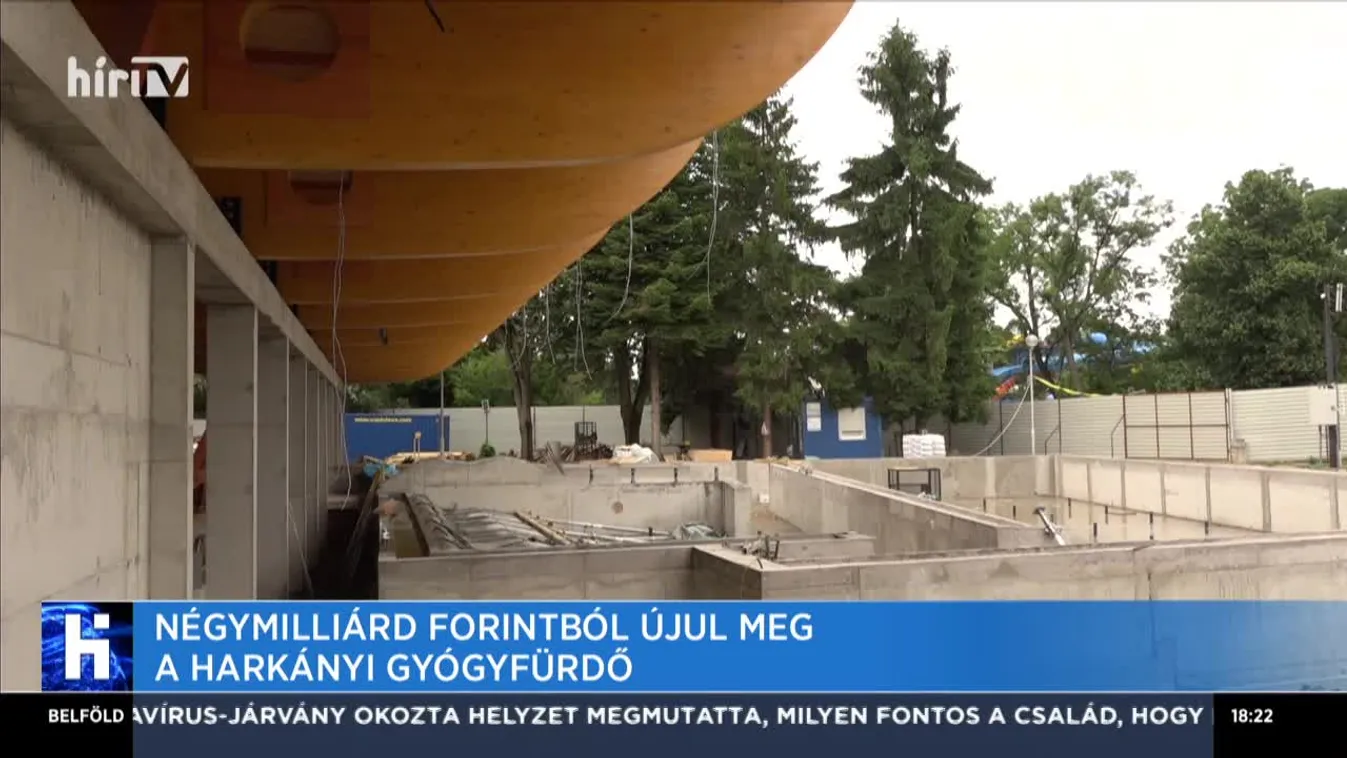 Négymilliárd forintból újul meg a Harkányi Gyógyfürdő