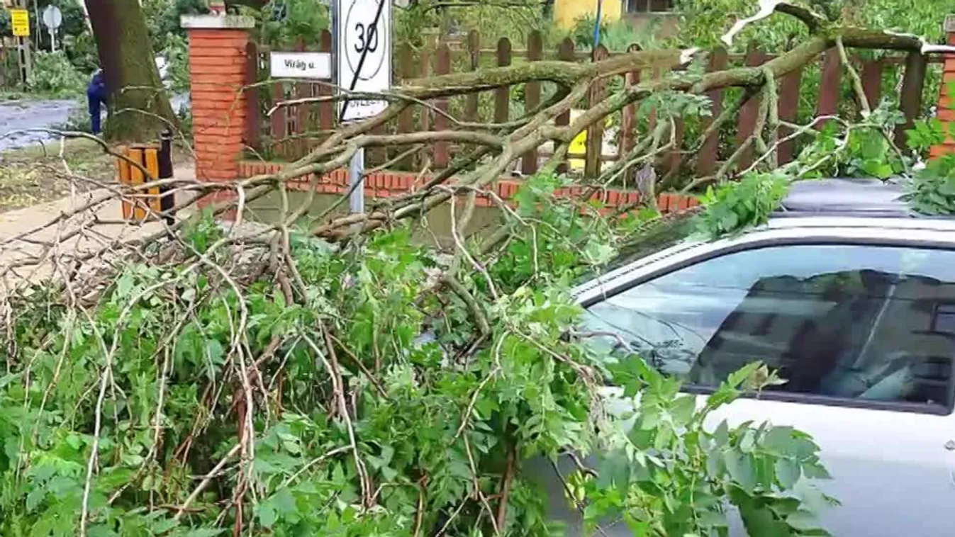 Viharkárok: folyamatosan érkeznek a bejelentések országszerte a katasztrófavédelemhez