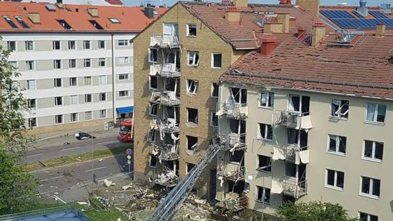 Erős robbanás rázta meg a svédországi Linköpinget, többen megsérültek