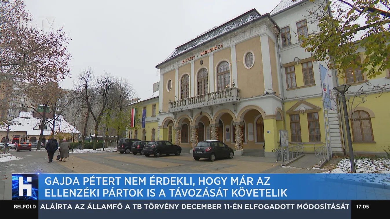 Gajda Pétert nem érdekli, hogy már az ellenzéki pártok is a távozását követelik