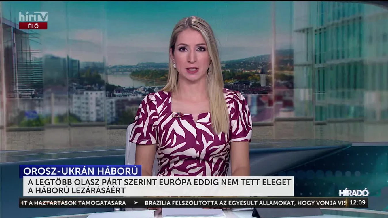 A LEGTÖBB OLASZ PÁRT SZERINT EURÓPA EDDIG NEM TETT ELEGET A HÁBORÚ LEZÁRÁSÁÉRT