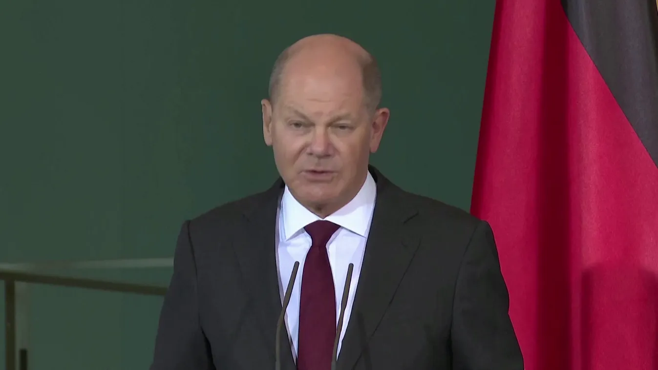 Scholz kancellár Németország helyett Ukrajnára fókuszál + videó