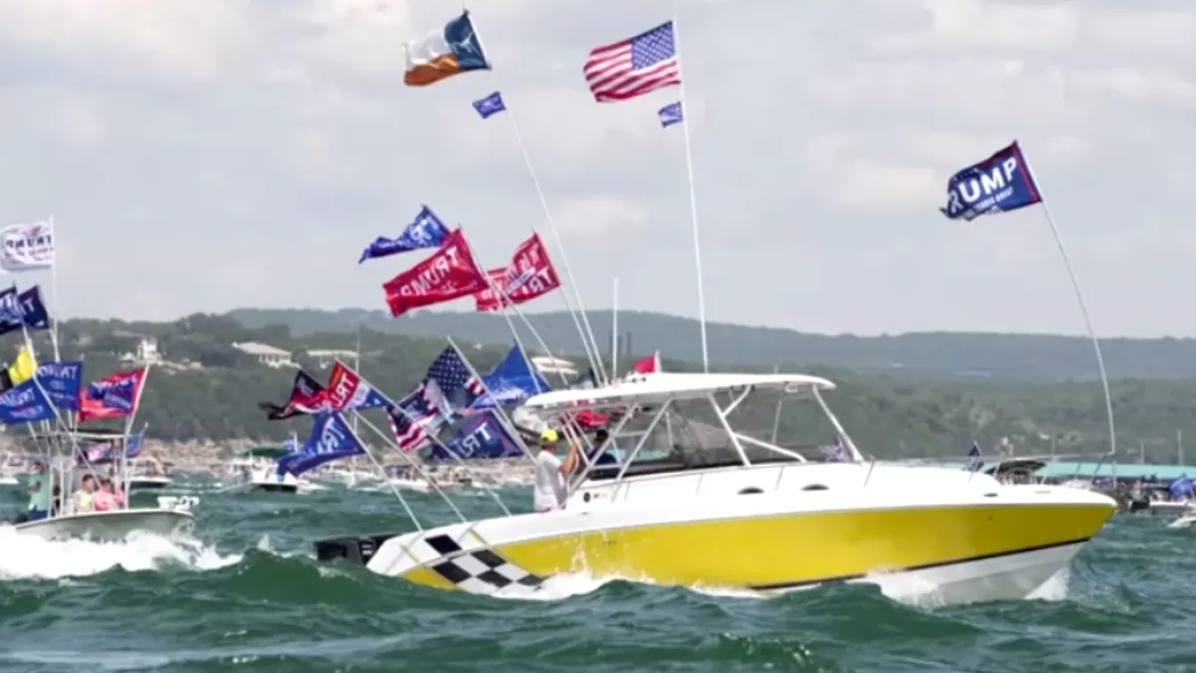 Trump melletti hajós demonstrációkat tartottak