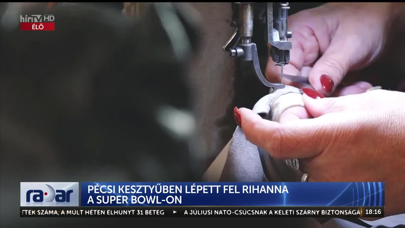 Radar - Pécsi kesztyűben lépett fel Rihanna a Super Bowl-on