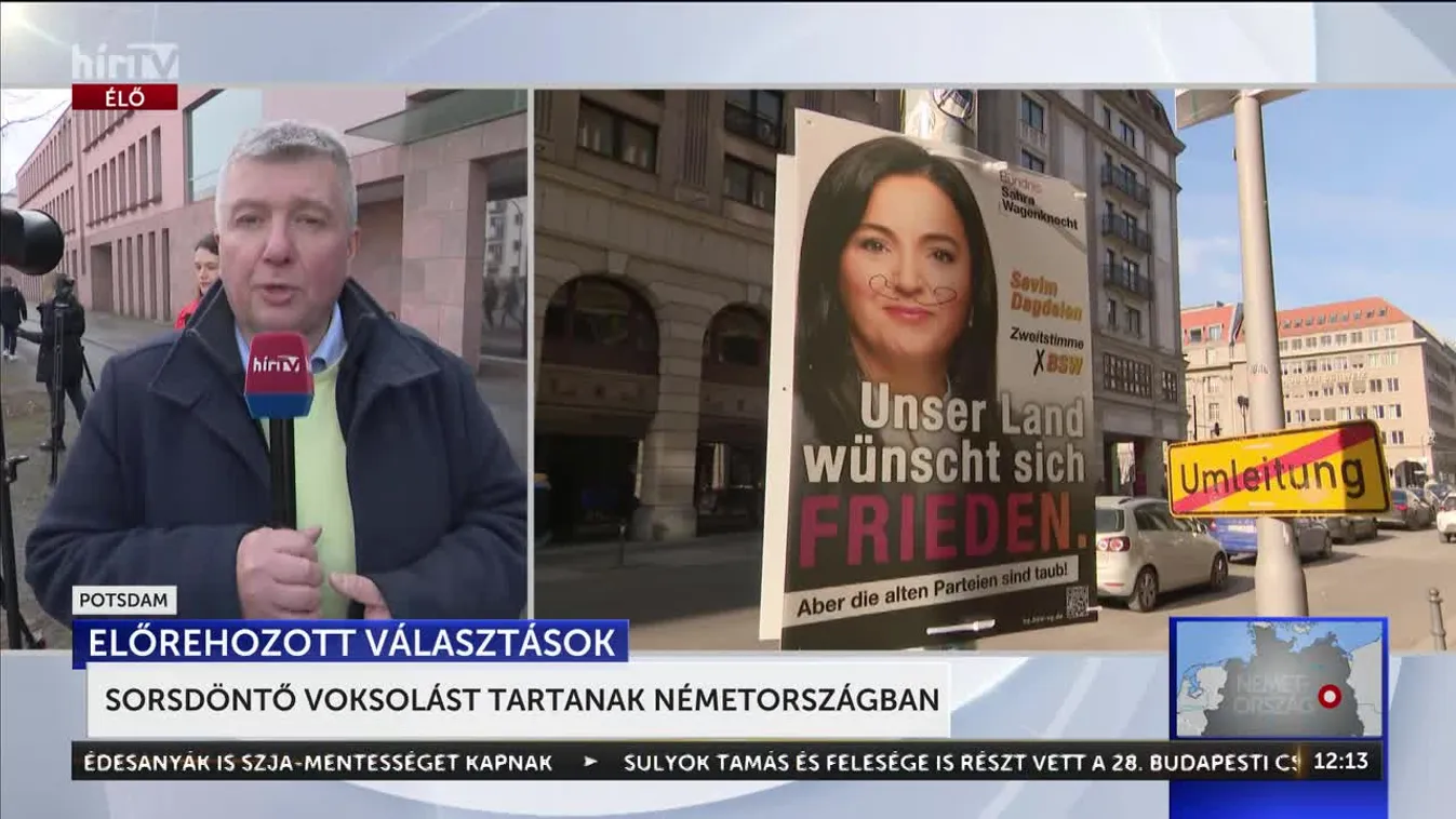 Olaf Scholz német kancellár már leadta voksát a német választáson + videó