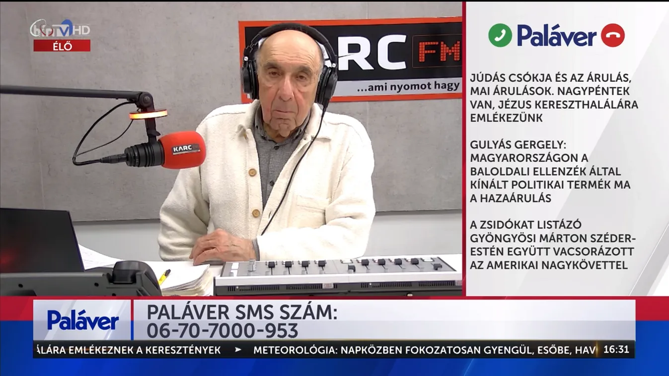 Paláver: Jézus kereszthalálára emlékezünk