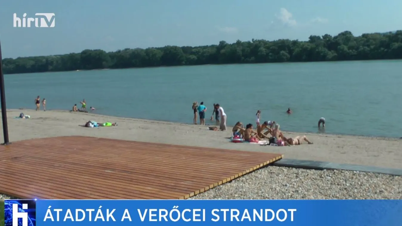 Átadták a Dunakanyar első felújított strandját Verőcén