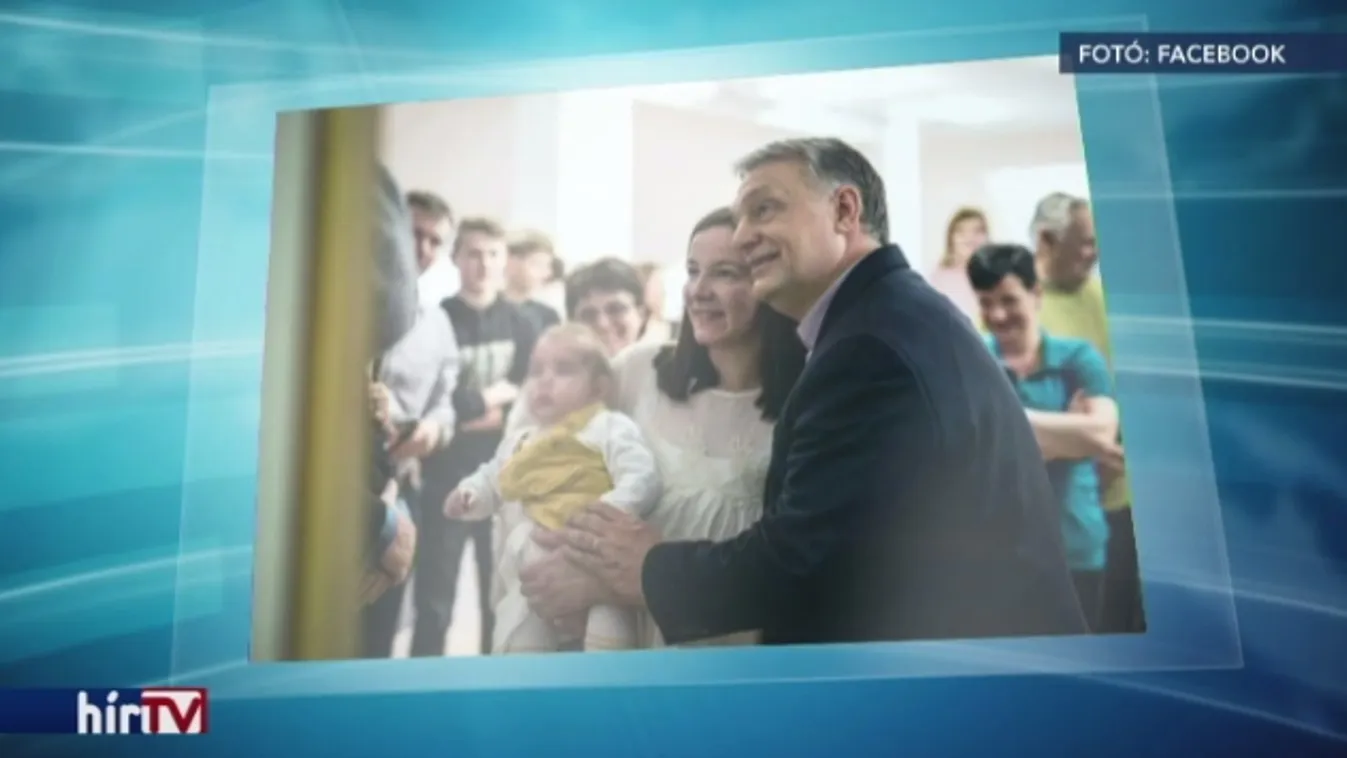 Újra gyerekekkel fotózkodott a kampányban a kormányfő